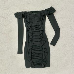 Revolve MAJORELLE SALVADOR MINI DRESS IN MOSS GREEN